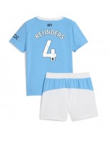Manchester City Tijjani Reijnders #4 Domácí dres pro děti 2025-26 Krátký Rukáv (+ trenýrky)